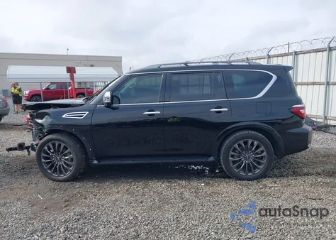 2023 Nissan Armada Platinum 2Wd из США, поврежденный, VIN JN8AY2DAXP9401240